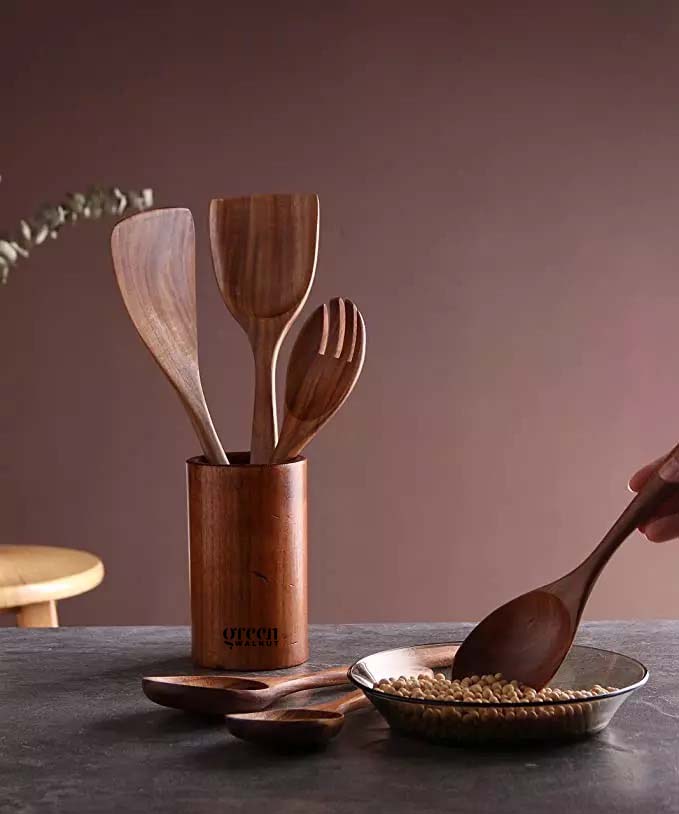 PRE ORDER: 7 PIECE ACACIA WOOD UTENSIL SET (FREE SHIPPING) – Cooking With  Greens