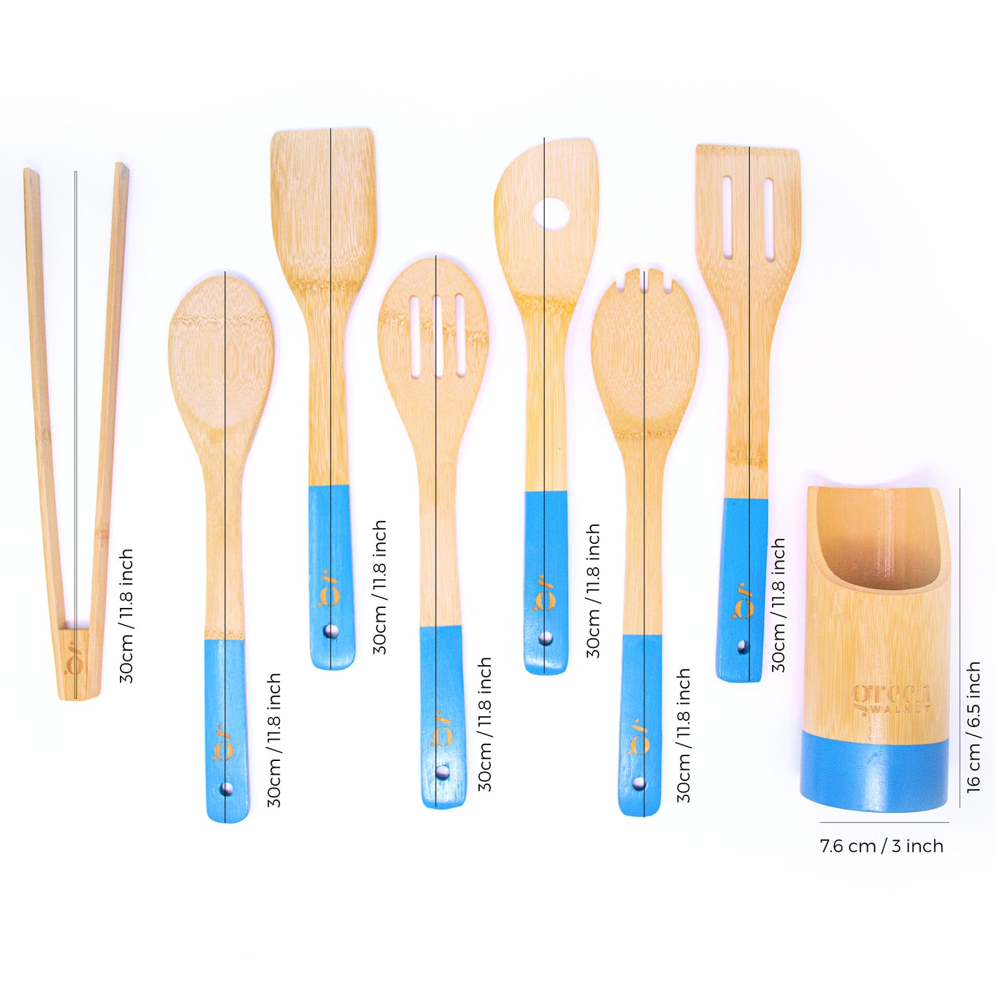 Wooden Bamboo Kitchen Utensils Cooking Set