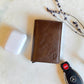 Leather Pop Up Wallet | Genuine PU Minimalist Cardholder | Mens Wallet | Mens Slim Card Holder | RFID Blocking | Automatic Wallet - Green Walnut Inc.